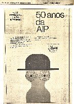 Diário de Pernambuco - Edição do dia 10/09/1981. Anúncio Comemorativo Alusivo ao Dia da Imprensa e aos 50 Anos da AIP de autoria da Itaity Publicidade - (Clique em cima da imagem para ampliar o fac-símile da matéria jornalística)